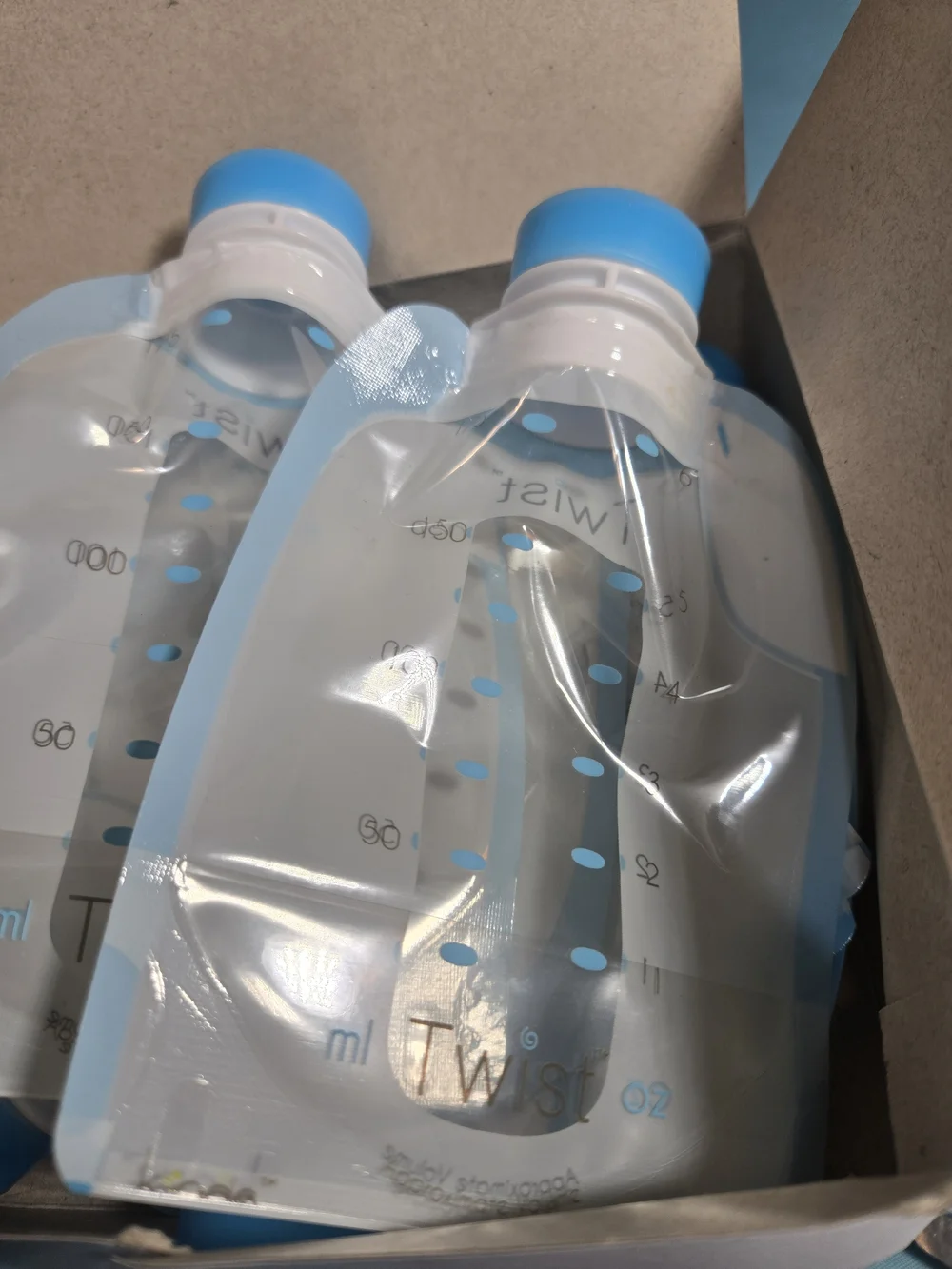 NEW 10 Single Use Kiinde Twist Breast Milk Storage Bags 6 ounce